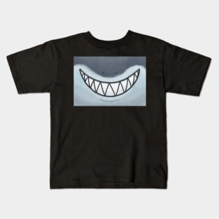 Great White Shark Smile Mask! Kids T-Shirt